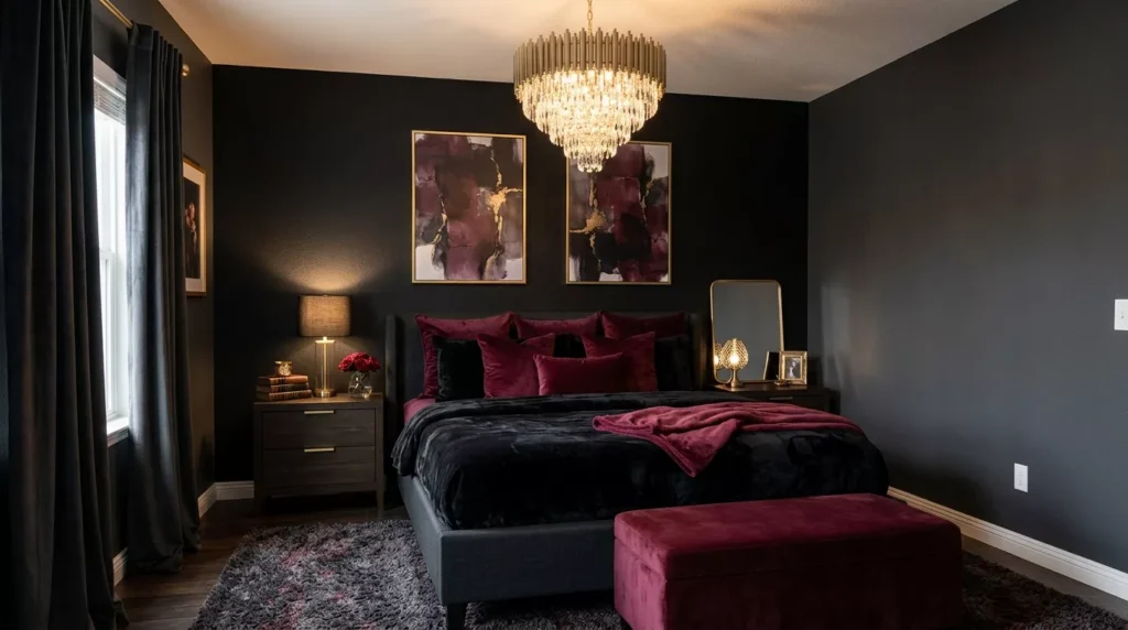 Dark Feminine Bedroom