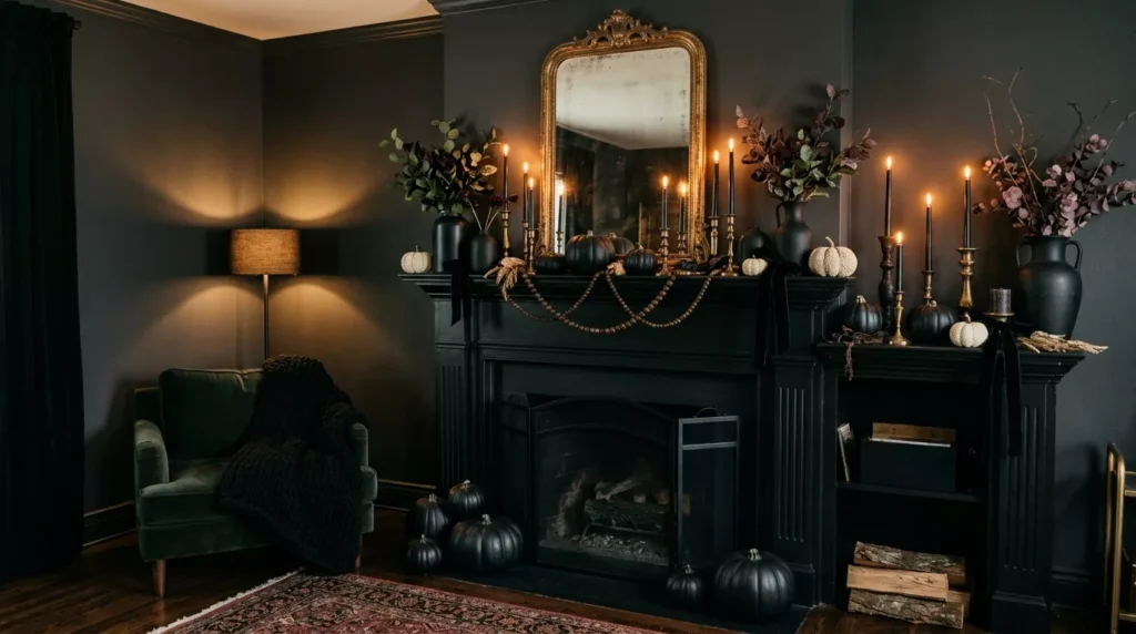 Fall Mantle Decor