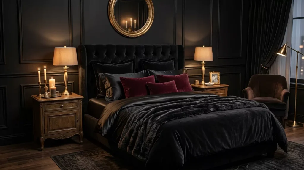 Dark Feminine Bedroom