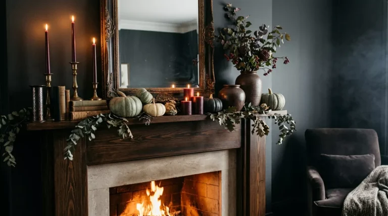 25+ Beautiful Fall Mantle Decor Ideas for a Cozy Autumn Home