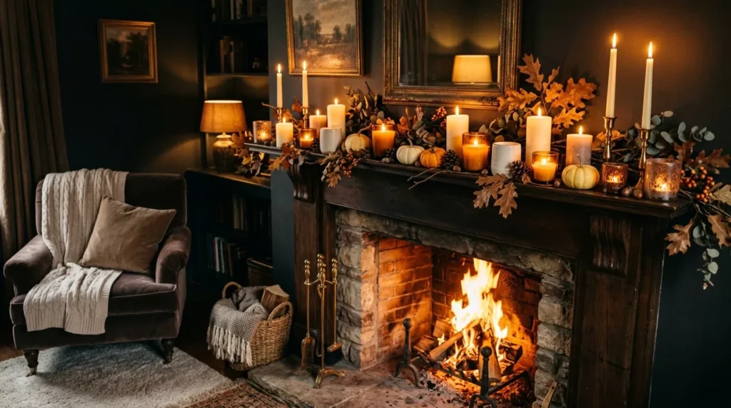 Fall Mantle Decor