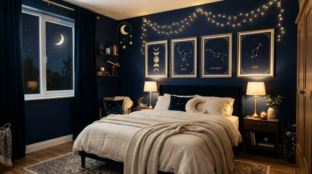 Dark Whimsical Bedroom