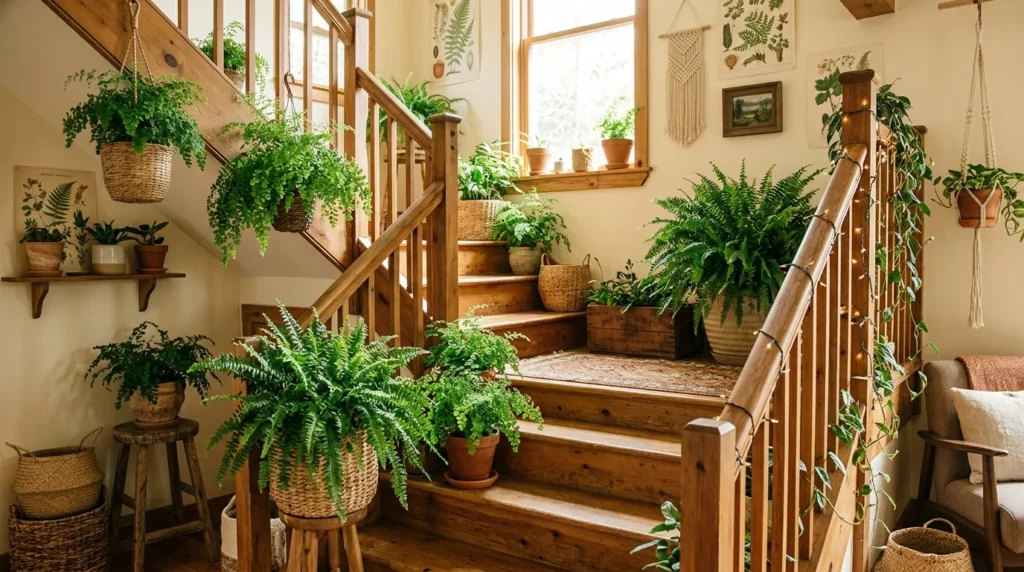 Indoor Staircase Gardens