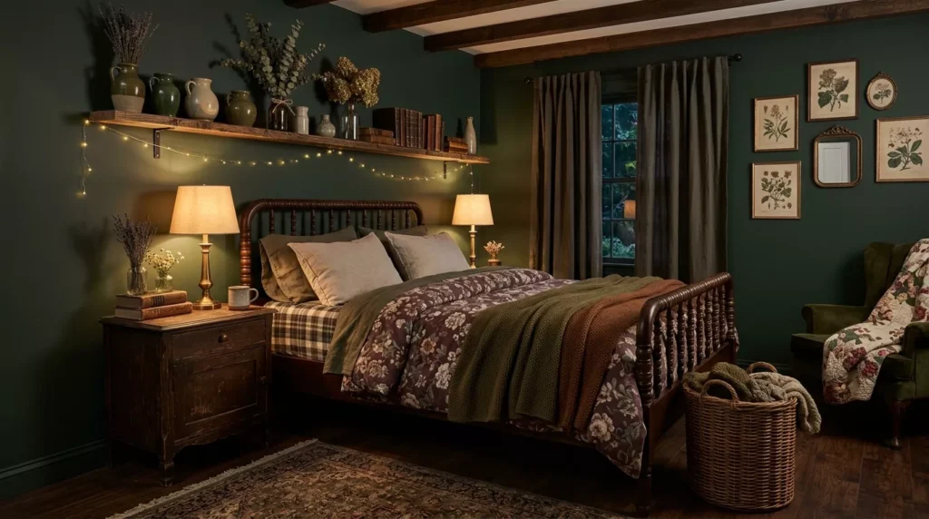 Dark Whimsical Bedroom
