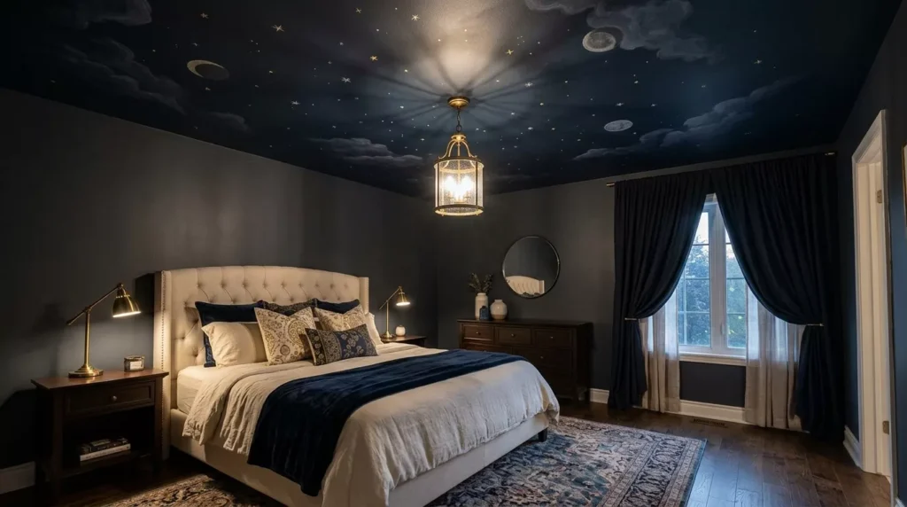 Dark Whimsical Bedroom