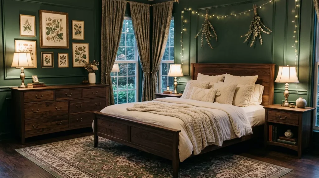 Dark Whimsical Bedroom