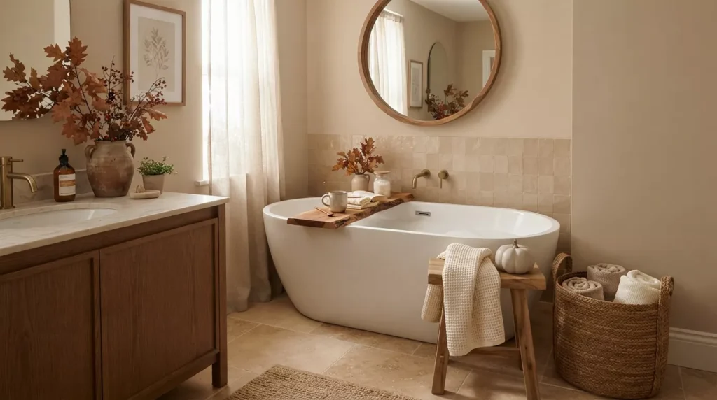 Fall Bathroom Decor
