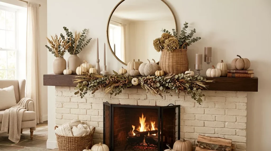 Fall Mantle Decor