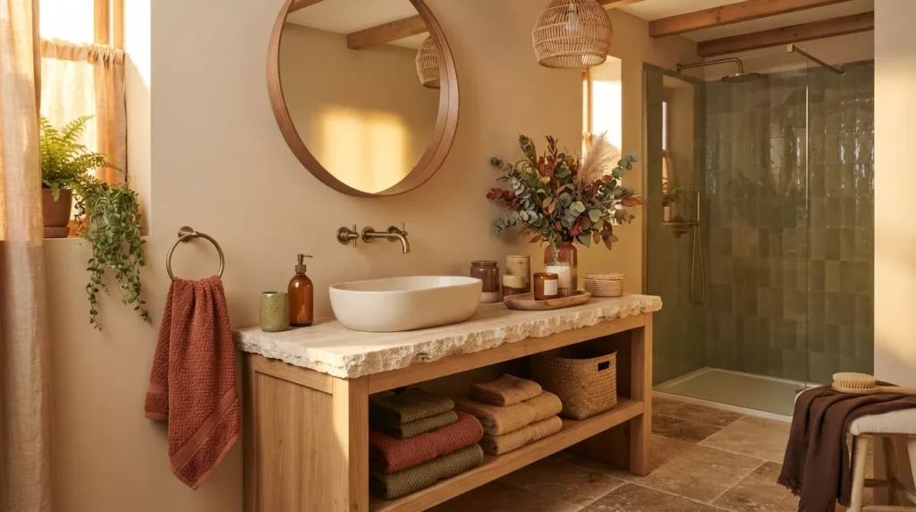 Fall Bathroom Decor