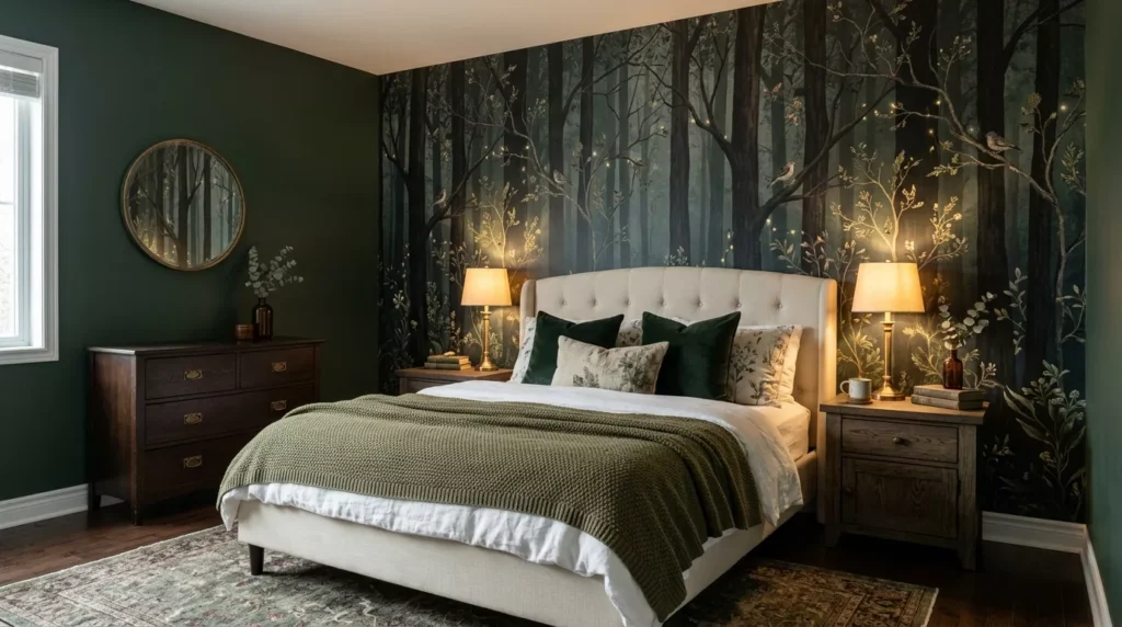 Dark Whimsical Bedroom