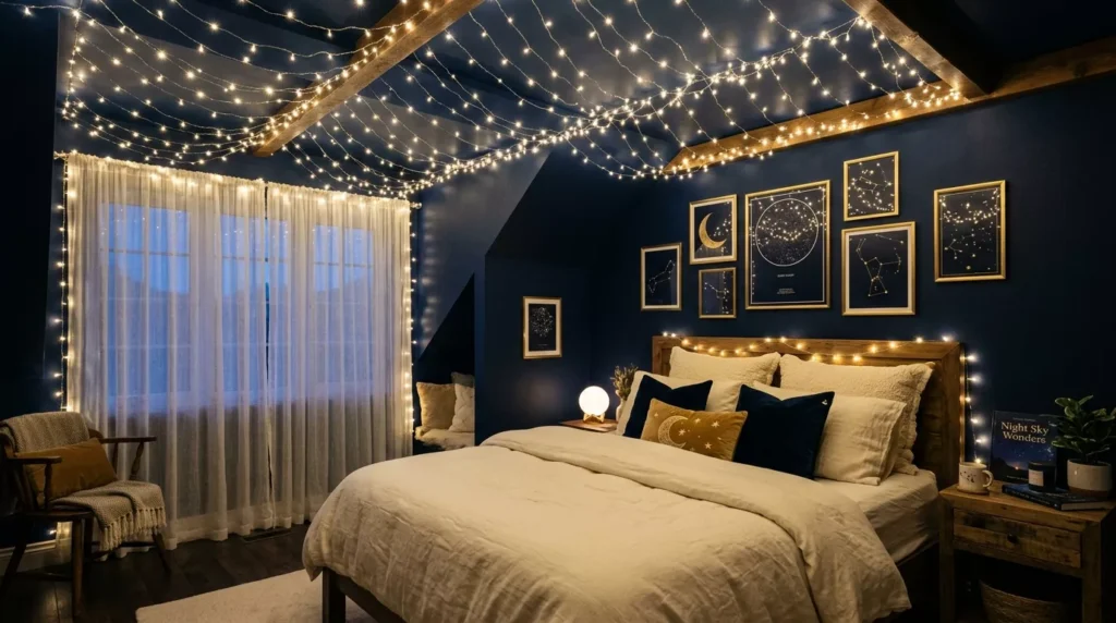 Dark Whimsical Bedroom