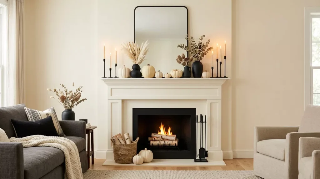 Fall Mantle Decor