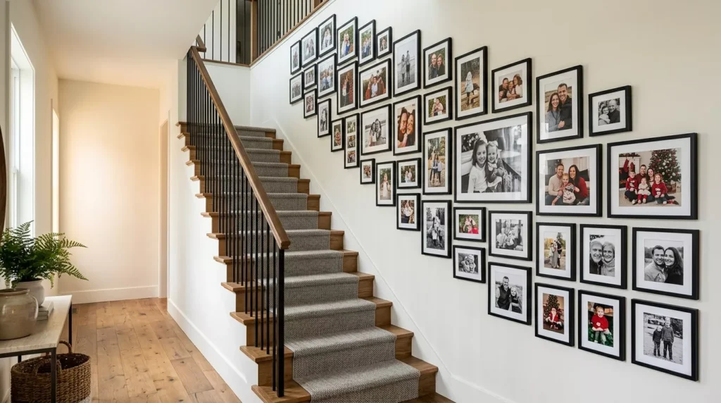 Staircase Wall and Landing Decor