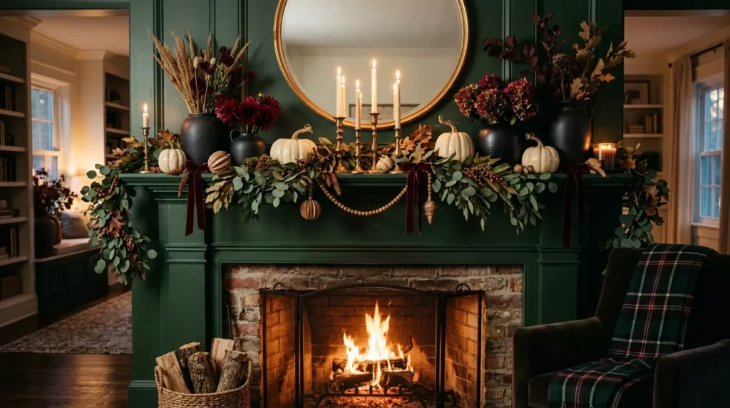 Fall Mantle Decor