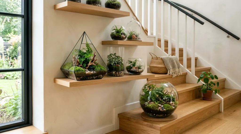 Indoor Staircase Gardens