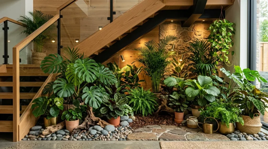 Indoor Staircase Gardens