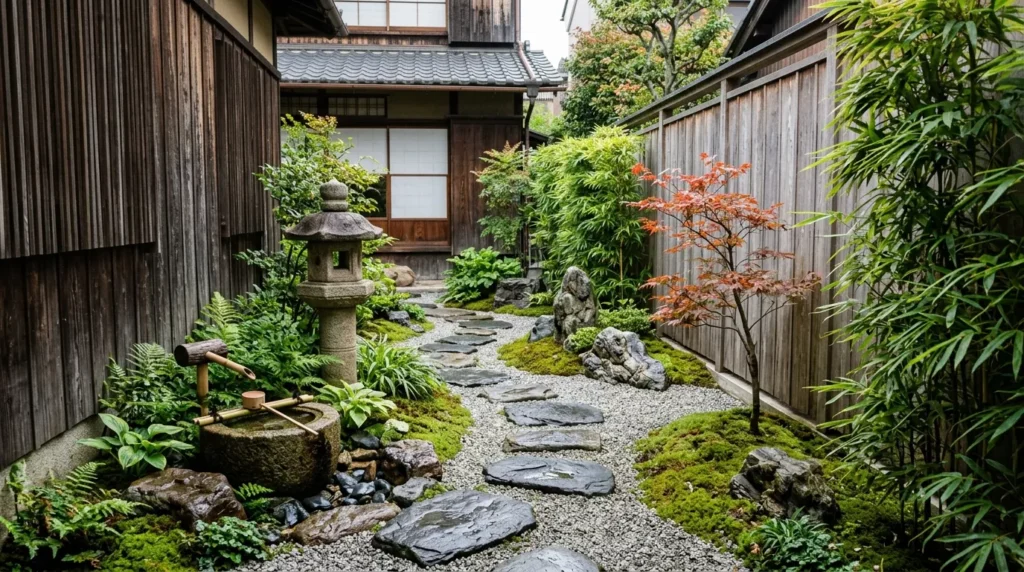 Narrow Garden Design