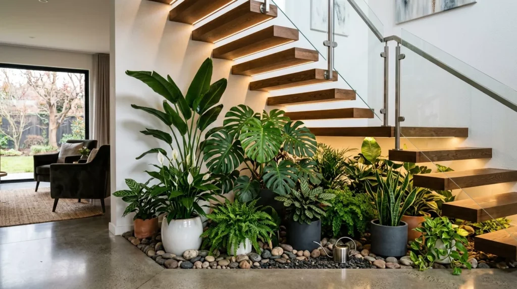 Indoor Staircase Gardens