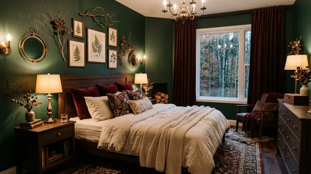 Dark Whimsical Bedroom