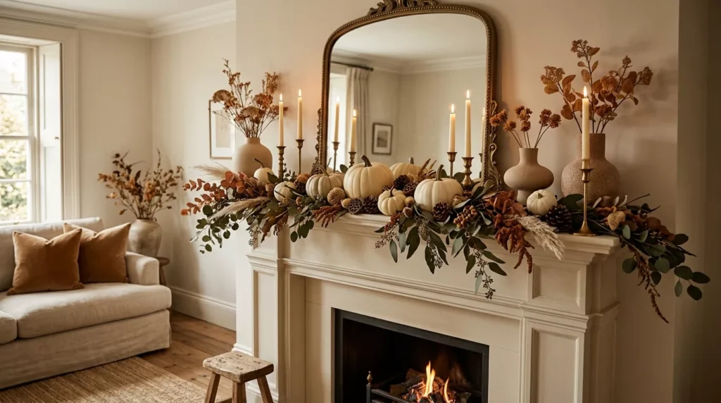 Fall Mantle Decor