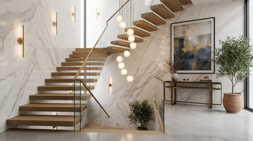 Staircase Wall and Landing Decor