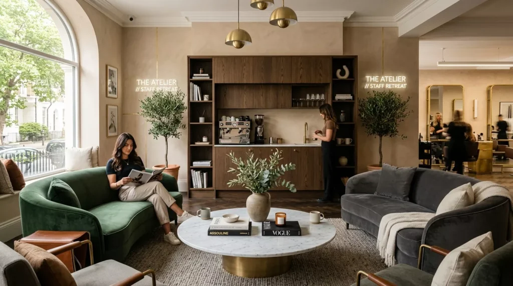 Salon Break Room