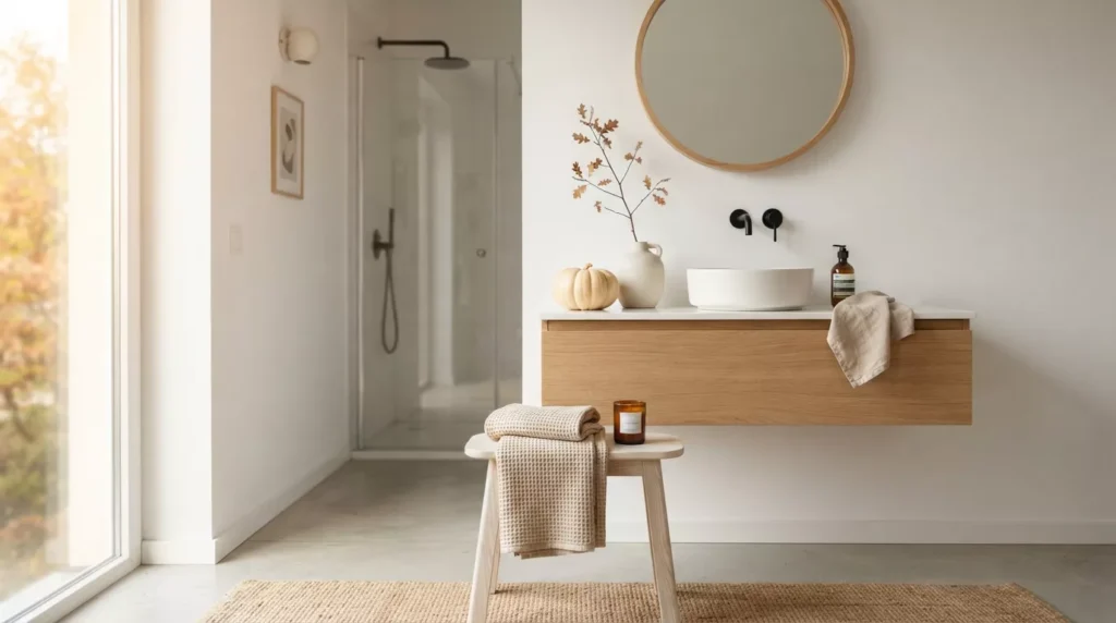 Fall Bathroom Decor
