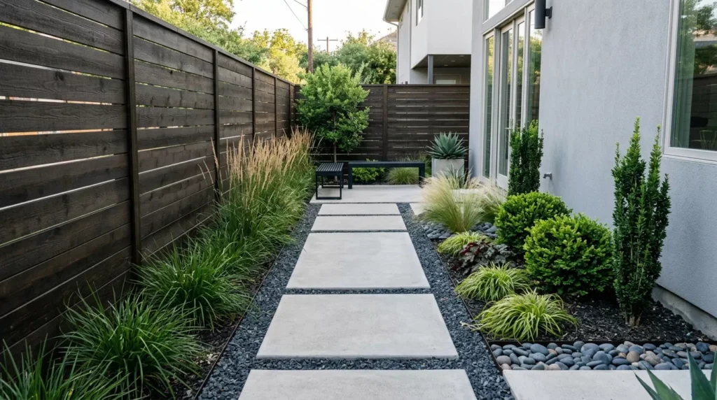 Narrow Garden Design
