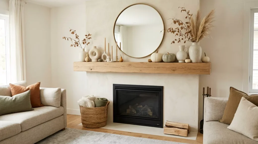 Fall Mantle Decor
