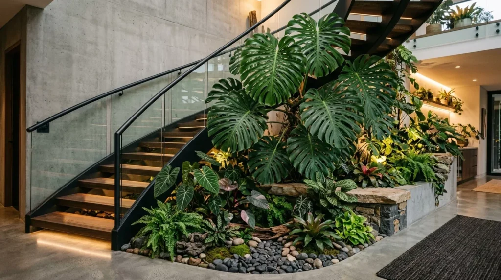 Indoor Staircase Gardens
