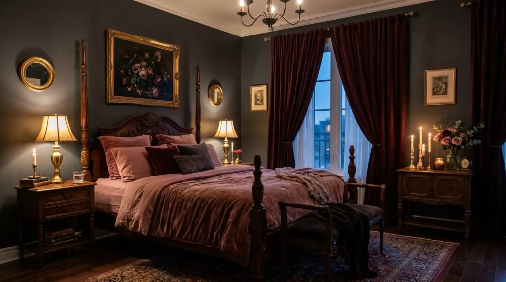Dark Whimsical Bedroom