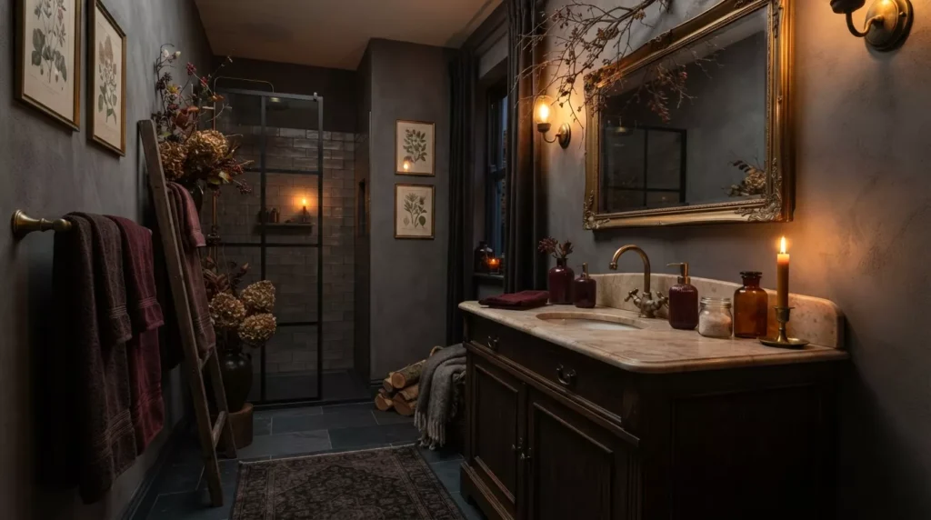 Fall Bathroom Decor