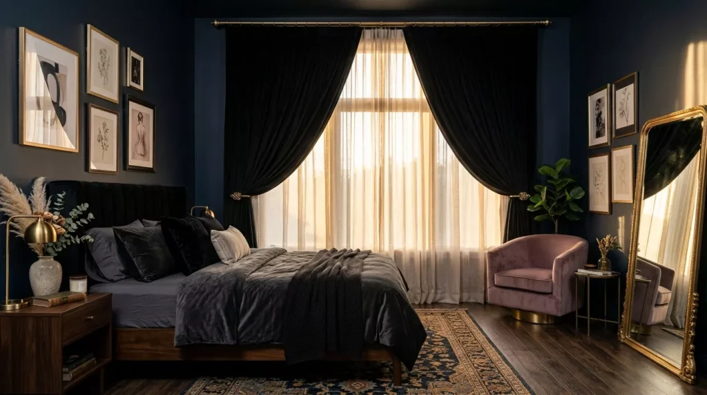 Dark Feminine Bedroom