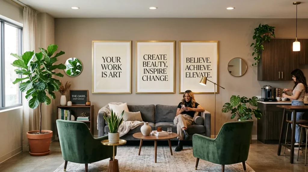Salon Break Room