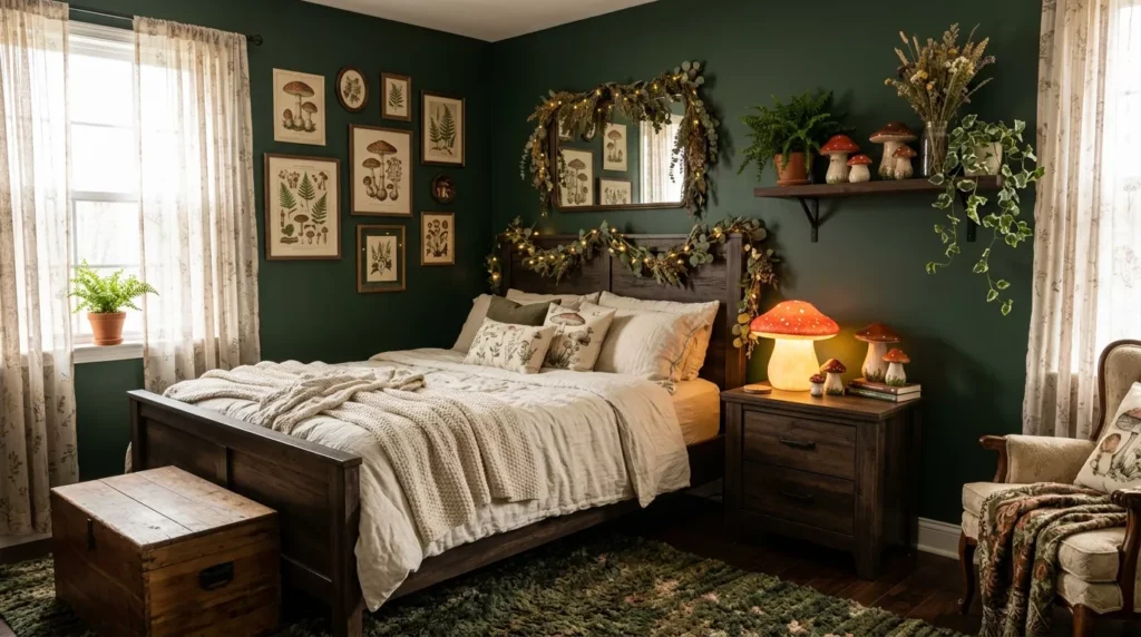 Dark Whimsical Bedroom