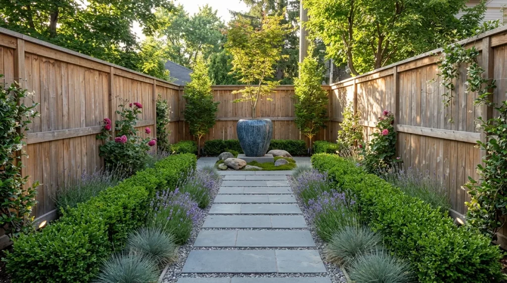 Narrow Garden Design