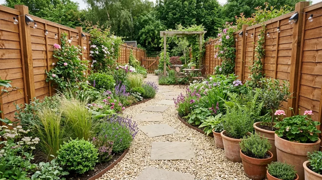 Narrow Garden Design