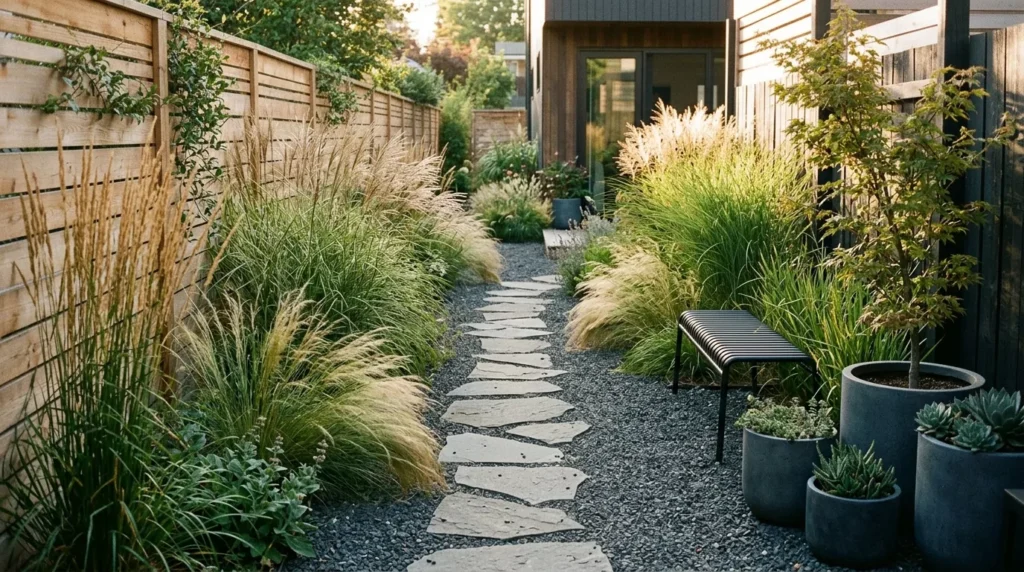 Narrow Garden Design