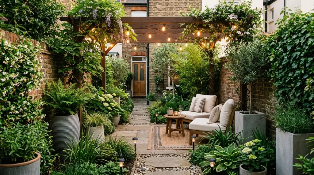 Narrow Garden Design