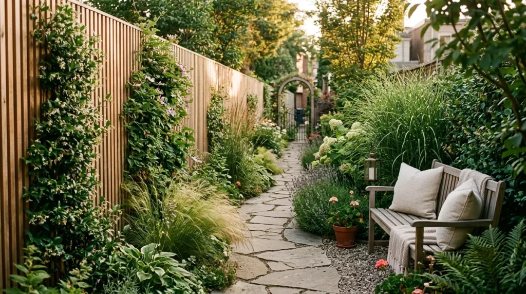 Narrow Garden Design