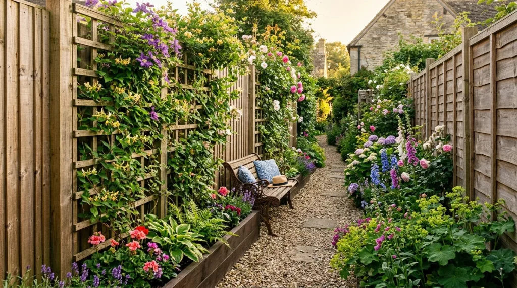 Narrow Garden Design