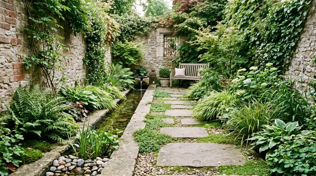 Narrow Garden Design