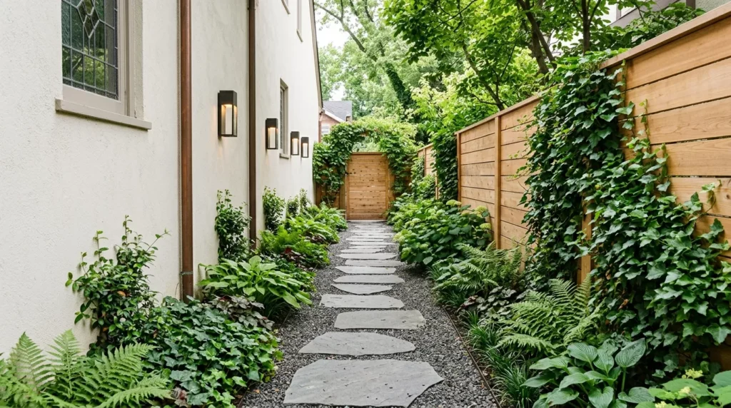 Narrow Garden Design