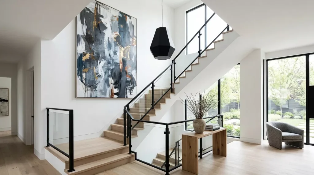 Staircase Wall and Landing Decor