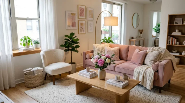 25+ Cozy Girly Apartment Ideas for a Cute, Comfortable & Pinterest-Worthy Home