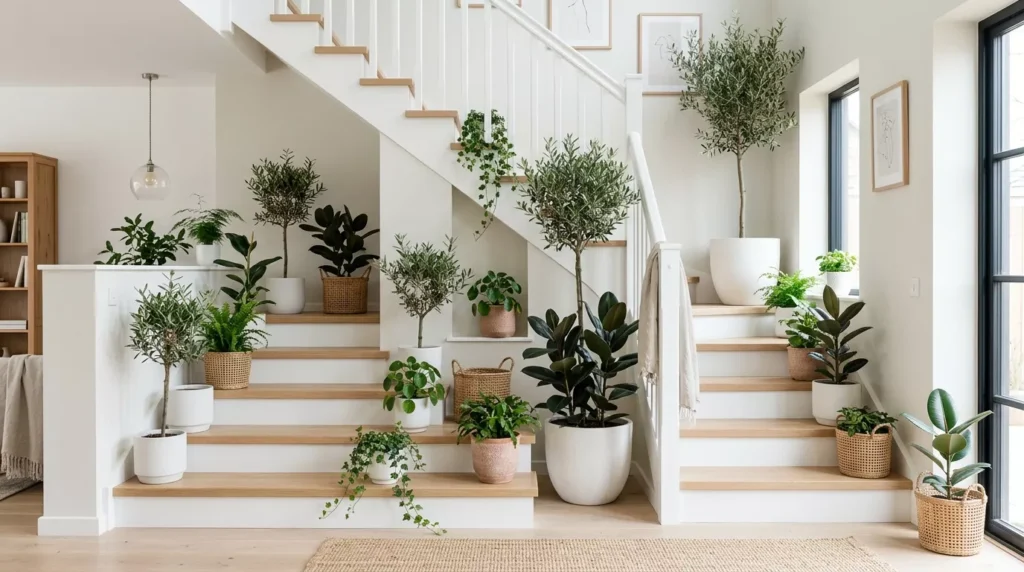 Indoor Staircase Gardens