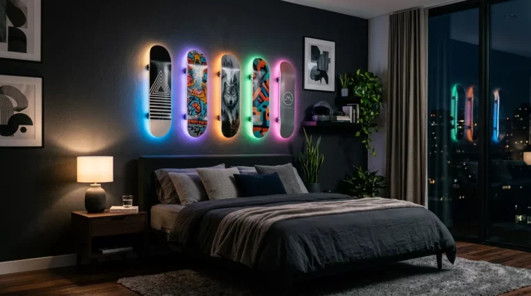 25+ Skateboard Wall Decor Ideas to Create a Cool & Stylish Space