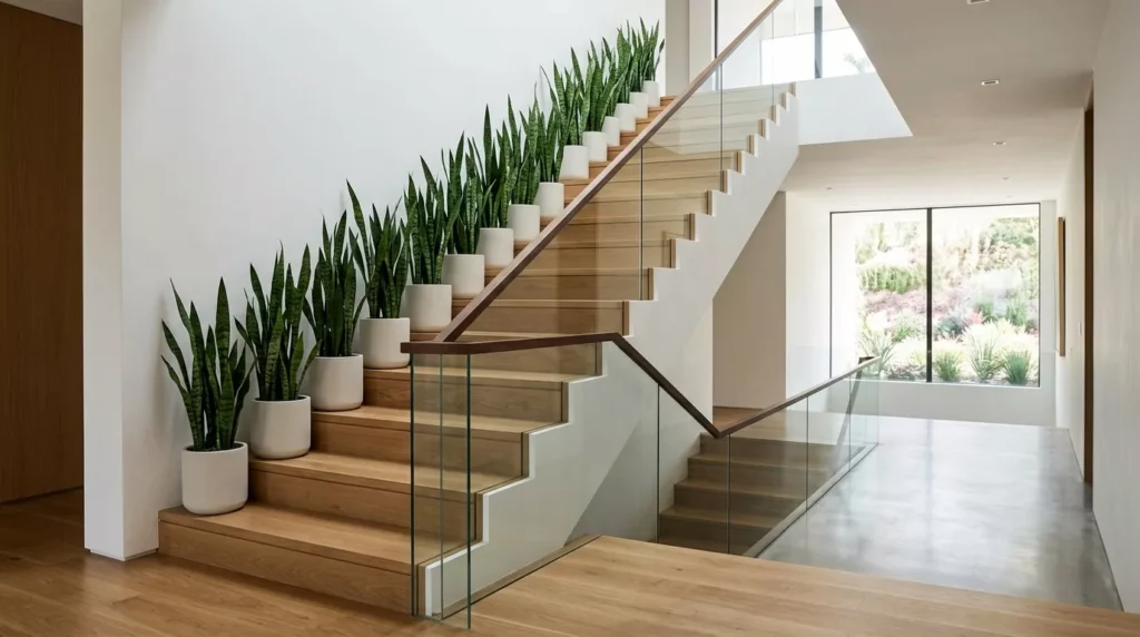 Indoor Staircase Gardens