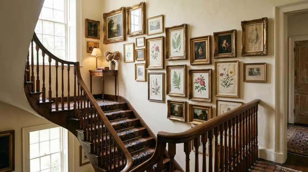 Staircase Wall and Landing Decor