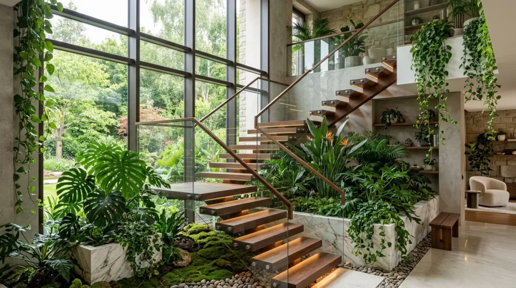 Indoor Staircase Gardens